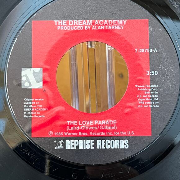 The Dream Academy The Love Parade Girl In A Million 45rpm 7" 1985 Reprise 728750 - Picture 3 of 7